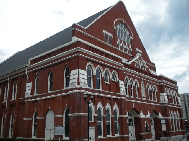The Ryman Auditorium, where Lisa Marie had encounter with the ghost of her dad.